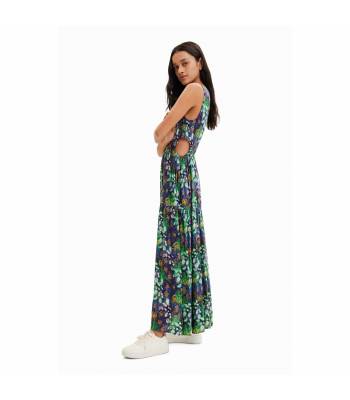 ROBE LONGUE DECOUPES NATURE