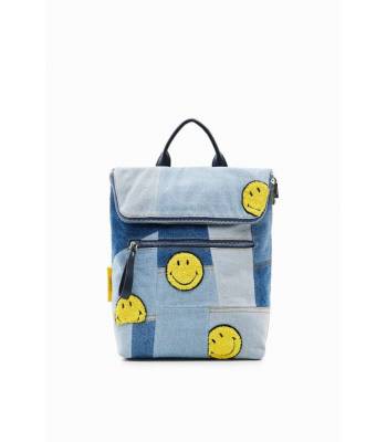 SAC A DOS MOYEN DENIM SMILEY®