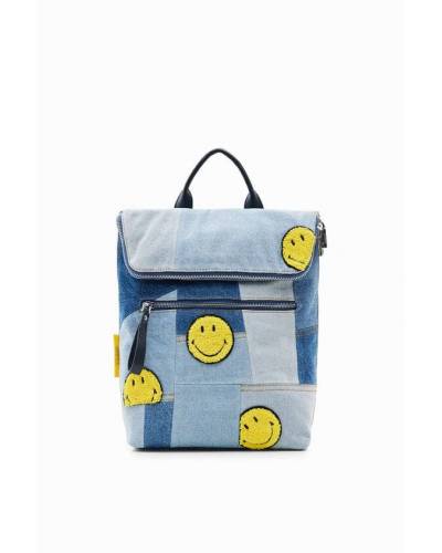 SAC A DOS MOYEN DENIM SMILEY®