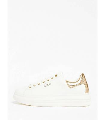 SNEAKER VIBO CUIR MELANGE