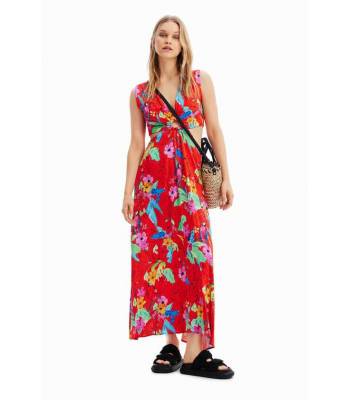 Woman Woven Dress Sleeveless