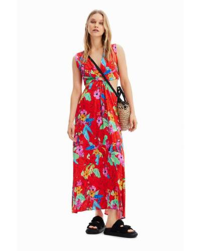 Woman Woven Dress Sleeveless