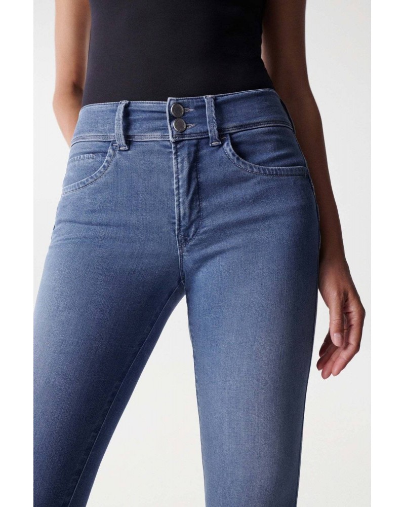 JEAN PUSH IN SECRET CROPPED SKINNY