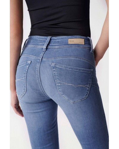 JEAN PUSH IN SECRET CROPPED SKINNY