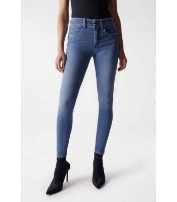 JEAN PUSH IN SECRET CROPPED SKINNY