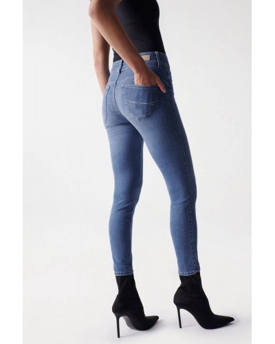 JEAN PUSH IN SECRET CROPPED SKINNY